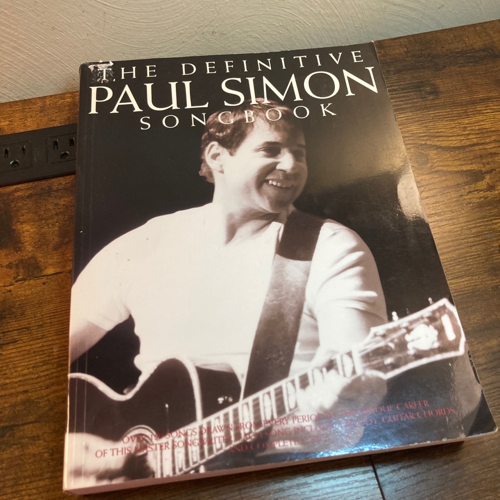The Definitive Paul Simon Songbook Guitar Chords Lyrics Sheet Music Book 2005